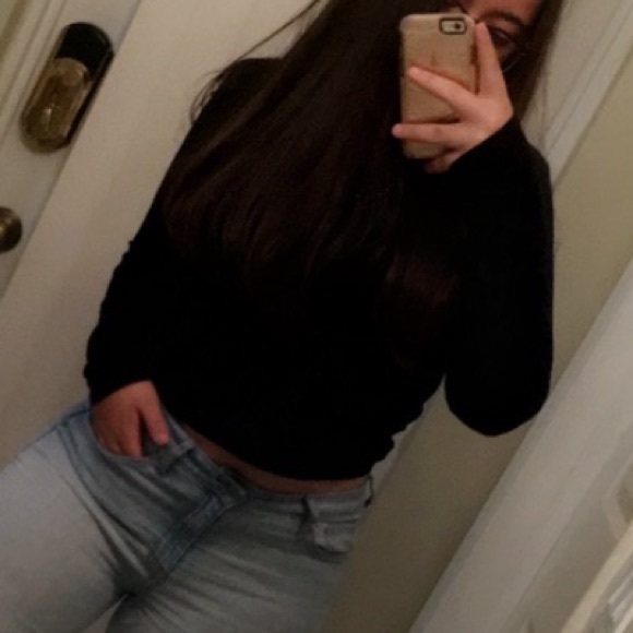 NAVY RIBBED TURTLENECK - Picture 2 of 4